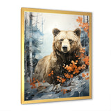 Surreal Grizzly Bear Dreamscape - Bear Canvas Wall Art