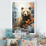 Surreal Grizzly Bear Dreamscape - Bear Canvas Wall Art
