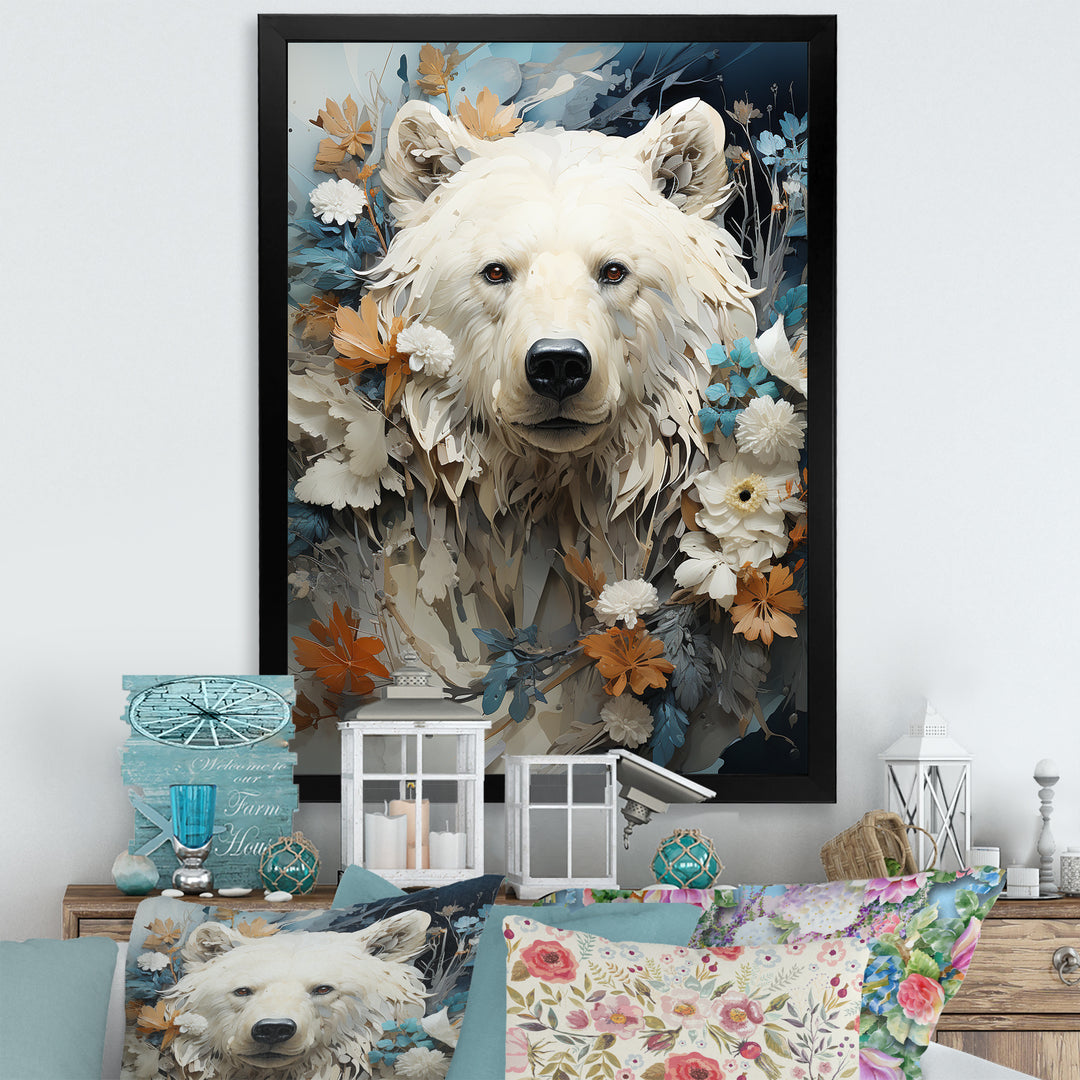 Surreal Bear Dreamscape - Bear Canvas Wall Art