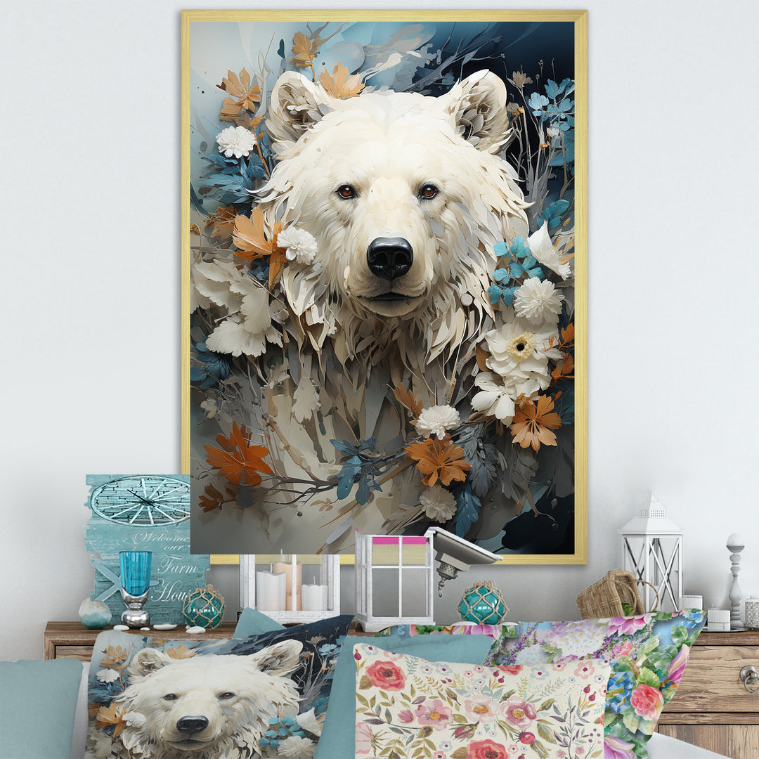 Surreal Bear Dreamscape - Bear Canvas Wall Art