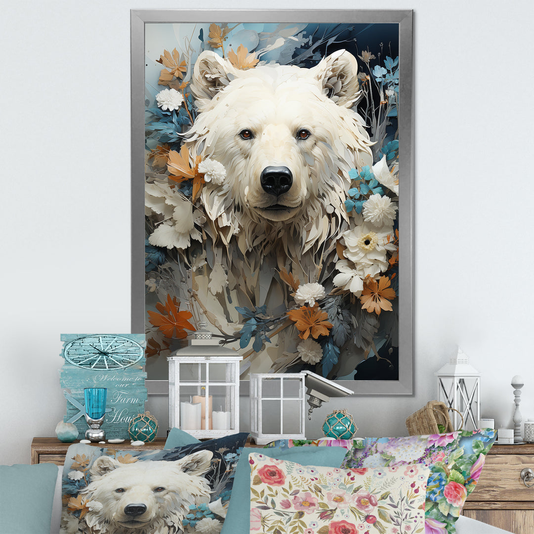 Surreal Bear Dreamscape - Bear Canvas Wall Art
