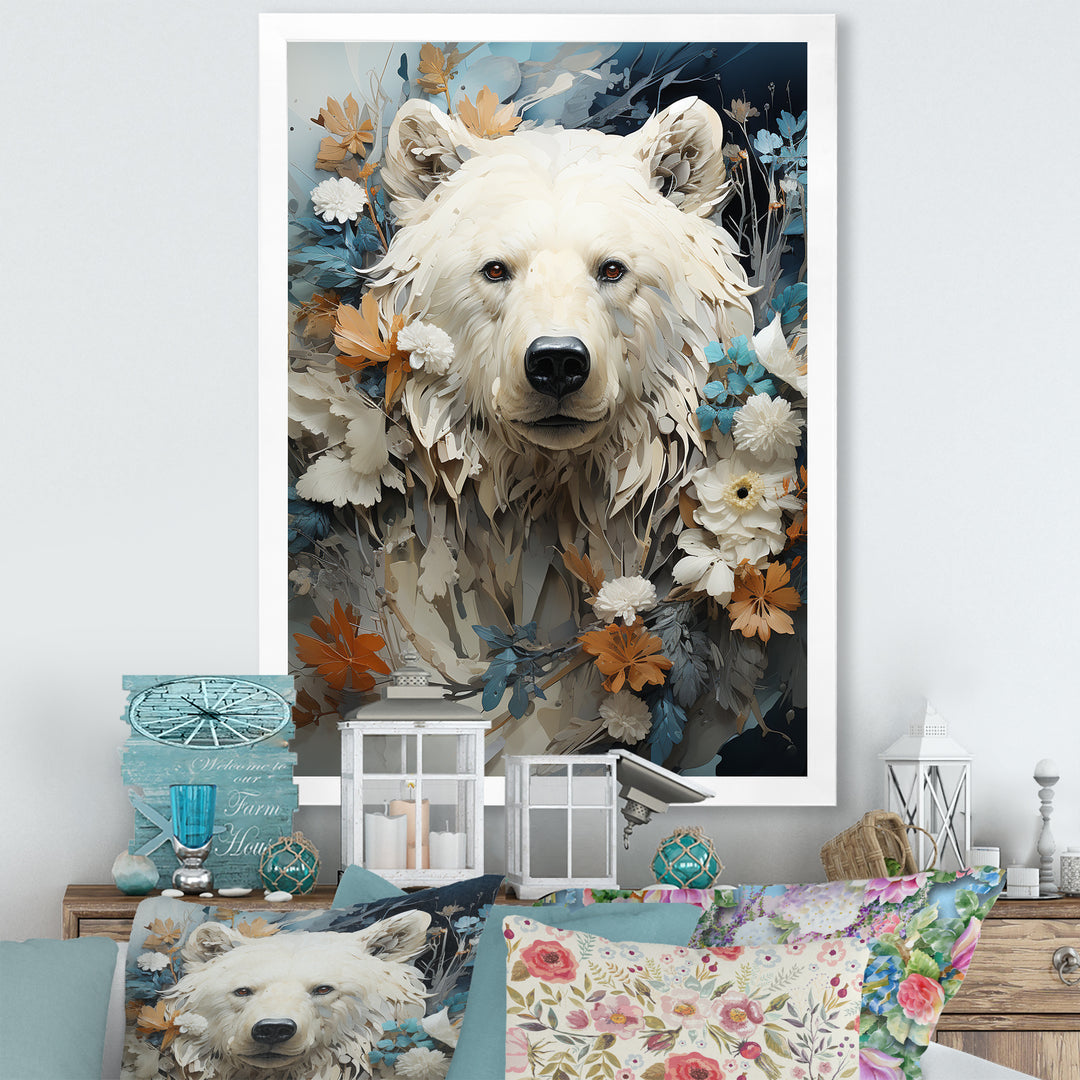 Surreal Bear Dreamscape - Bear Canvas Wall Art