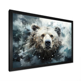 Surrealism Grizzly Bear In Dreamy Background - Bear Wall Decor