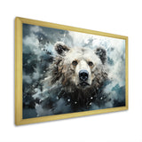Surrealism Grizzly Bear In Dreamy Background - Bear Wall Decor
