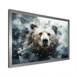 Surrealism Grizzly Bear In Dreamy Background - Bear Wall Decor