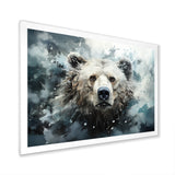 Surrealism Grizzly Bear In Dreamy Background - Bear Wall Decor
