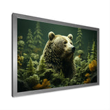 Whimsical Grizzly Bears In Forest - Bear Wall Art Prints