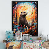 Fantasy Beaver Timberland - Brown Beaver Wall Art