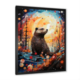 Fantasy Beaver Timberland - Brown Beaver Wall Art