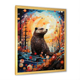 Fantasy Beaver Timberland - Brown Beaver Wall Art