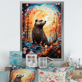 Fantasy Beaver Timberland - Brown Beaver Wall Art