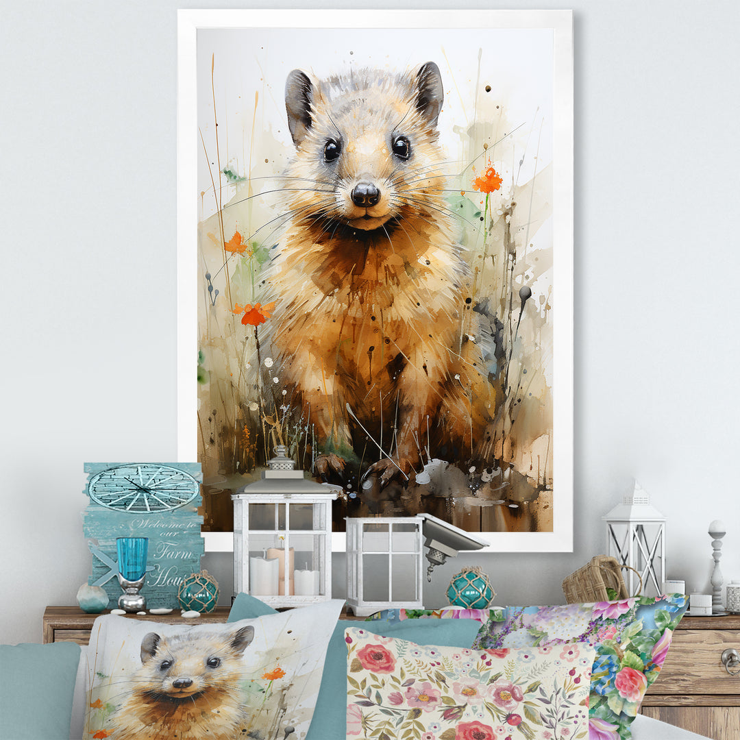 Surreal Beaver Dreams - Beaver Bedroom Wall Art