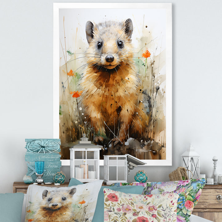 Surreal Beaver Dreams - Beaver Bedroom Wall Art
