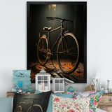 Bronze Balance Bicycle - Bicycle Canvas Wall Art