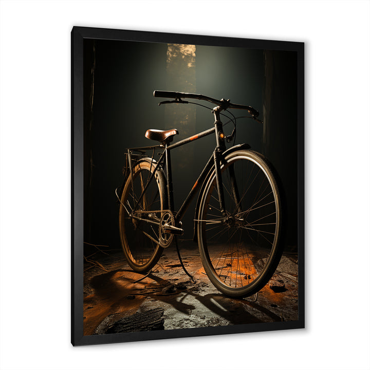 Bronze Balance Bicycle - Bicycle Canvas Wall Art