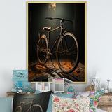 Bronze Balance Bicycle - Bicycle Canvas Wall Art