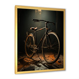Bronze Balance Bicycle - Bicycle Canvas Wall Art