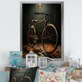 Bronze Balance Bicycle - Bicycle Canvas Wall Art