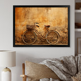 Caramel Commute Bicycle - Bicycle Canvas Wall Art