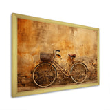 Caramel Commute Bicycle - Bicycle Canvas Wall Art