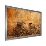 Caramel Commute Bicycle - Bicycle Canvas Wall Art