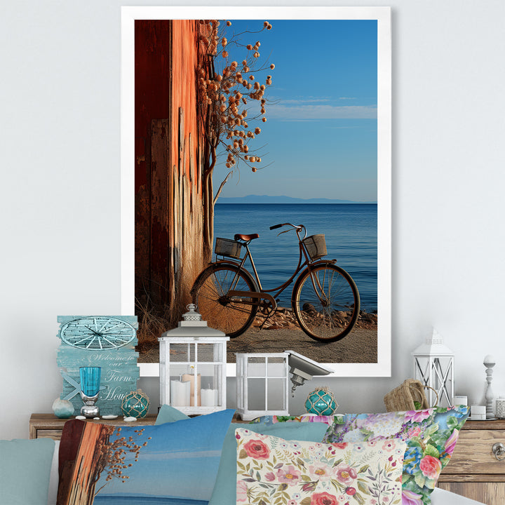 Cobalt Cruiser Bicycle - Bicycle Canvas Wall Art