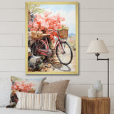 Coral Cruise Bicycle - Bicycle Canvas Wall Art