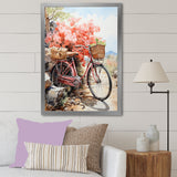 Coral Cruise Bicycle - Bicycle Canvas Wall Art