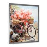 Coral Cruise Bicycle - Bicycle Canvas Wall Art