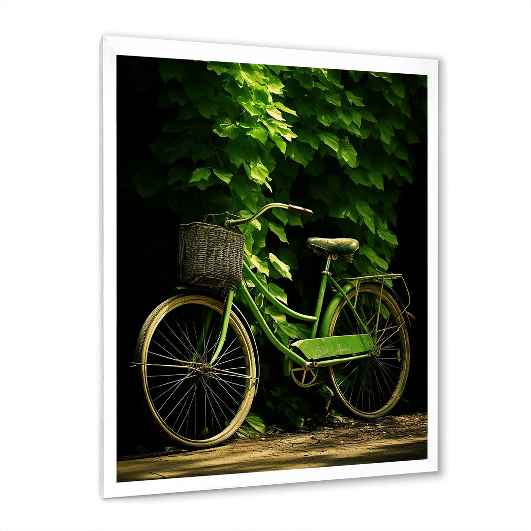 Emerald Escape Bicycle - Bicycle Canvas Wall Art