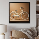 Ivory Itinerary Bicycle - Bicycle Canvas Wall Art