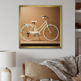 Ivory Itinerary Bicycle - Bicycle Canvas Wall Art
