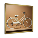 Ivory Itinerary Bicycle - Bicycle Canvas Wall Art