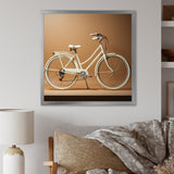 Ivory Itinerary Bicycle - Bicycle Canvas Wall Art