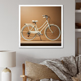 Ivory Itinerary Bicycle - Bicycle Canvas Wall Art