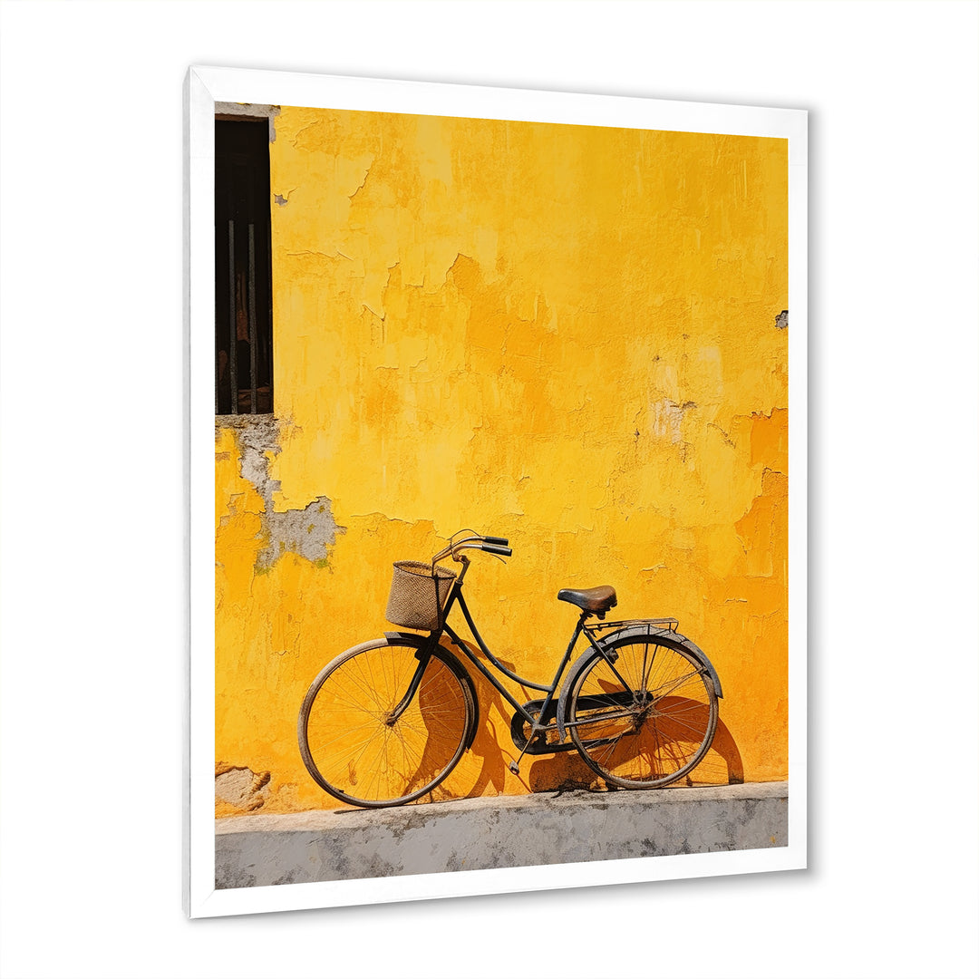 Lemon Leisure Bicycle - Bicycle Canvas Wall Art