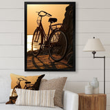 Sunset Spin - Bicycle Canvas Wall Art