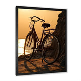 Sunset Spin - Bicycle Canvas Wall Art