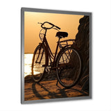 Sunset Spin - Bicycle Canvas Wall Art