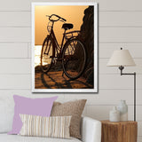 Sunset Spin - Bicycle Canvas Wall Art