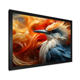 Ethereal Tones Form Abstract Wingspans - Bird Framed Canvas Art
