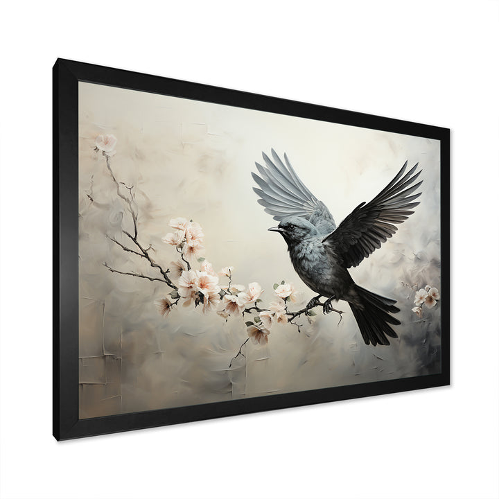 Minimalist Black Flight Of Bird - Bird Wall Art Prints
