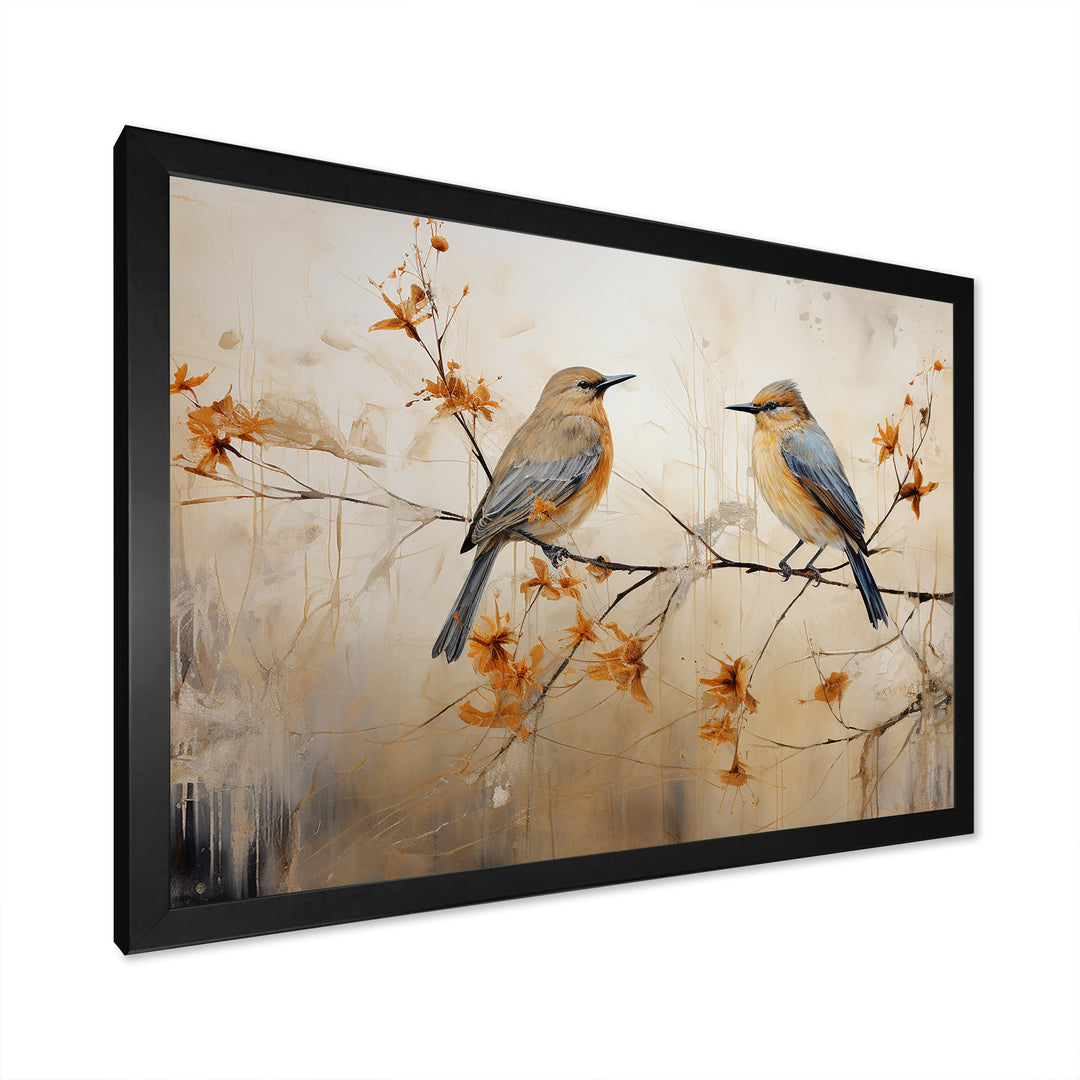 Minimalism Birds Paradise - Bird Floral Wall Art Prints