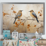 Minimalism Birds Paradise - Bird Floral Wall Art Prints