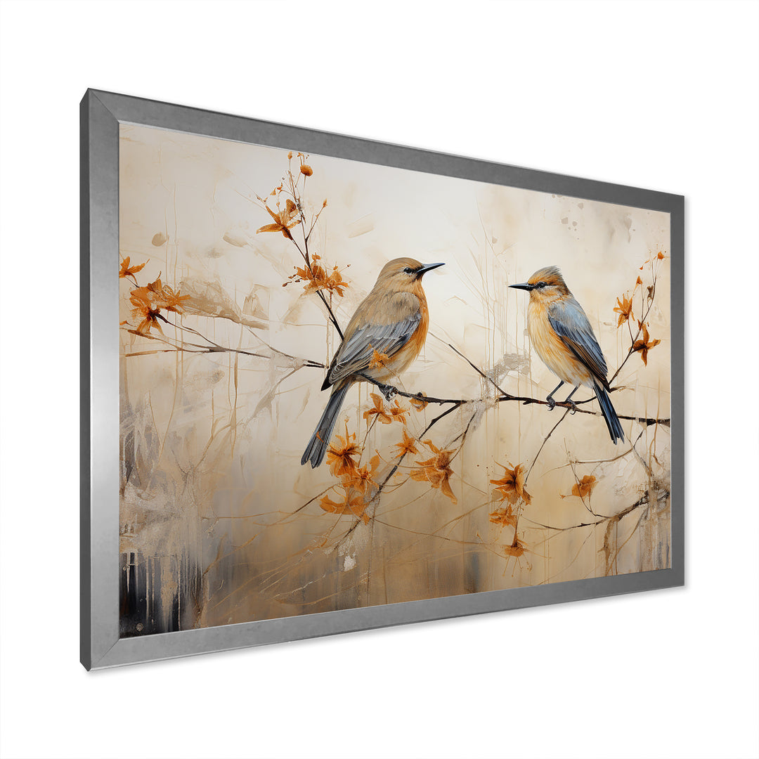 Minimalism Birds Paradise - Bird Floral Wall Art Prints