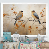 Minimalism Birds Paradise - Bird Floral Wall Art Prints
