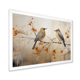 Minimalism Birds Paradise - Bird Floral Wall Art Prints