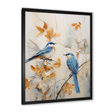 Minimalism Birds Paradise Floral Scenery - Bird Floral Home Decor Art