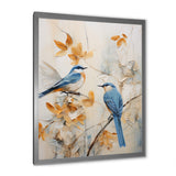 Minimalism Birds Paradise Floral Scenery - Bird Floral Home Decor Art