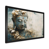 Religious Buddhism Statue - Spiritual Canvas Wall Art